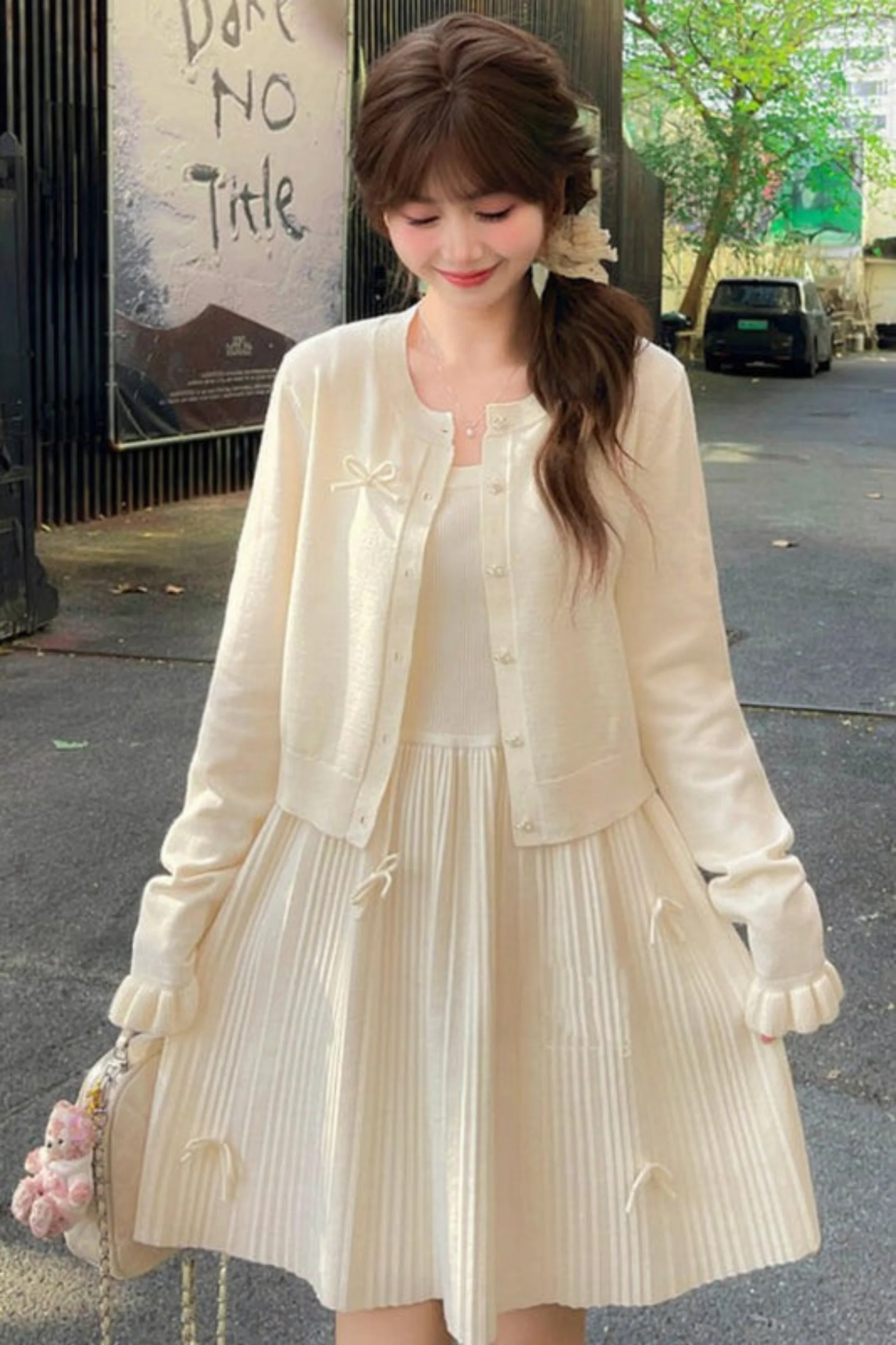 Princess Bow Sleeveless Dress - Image 12