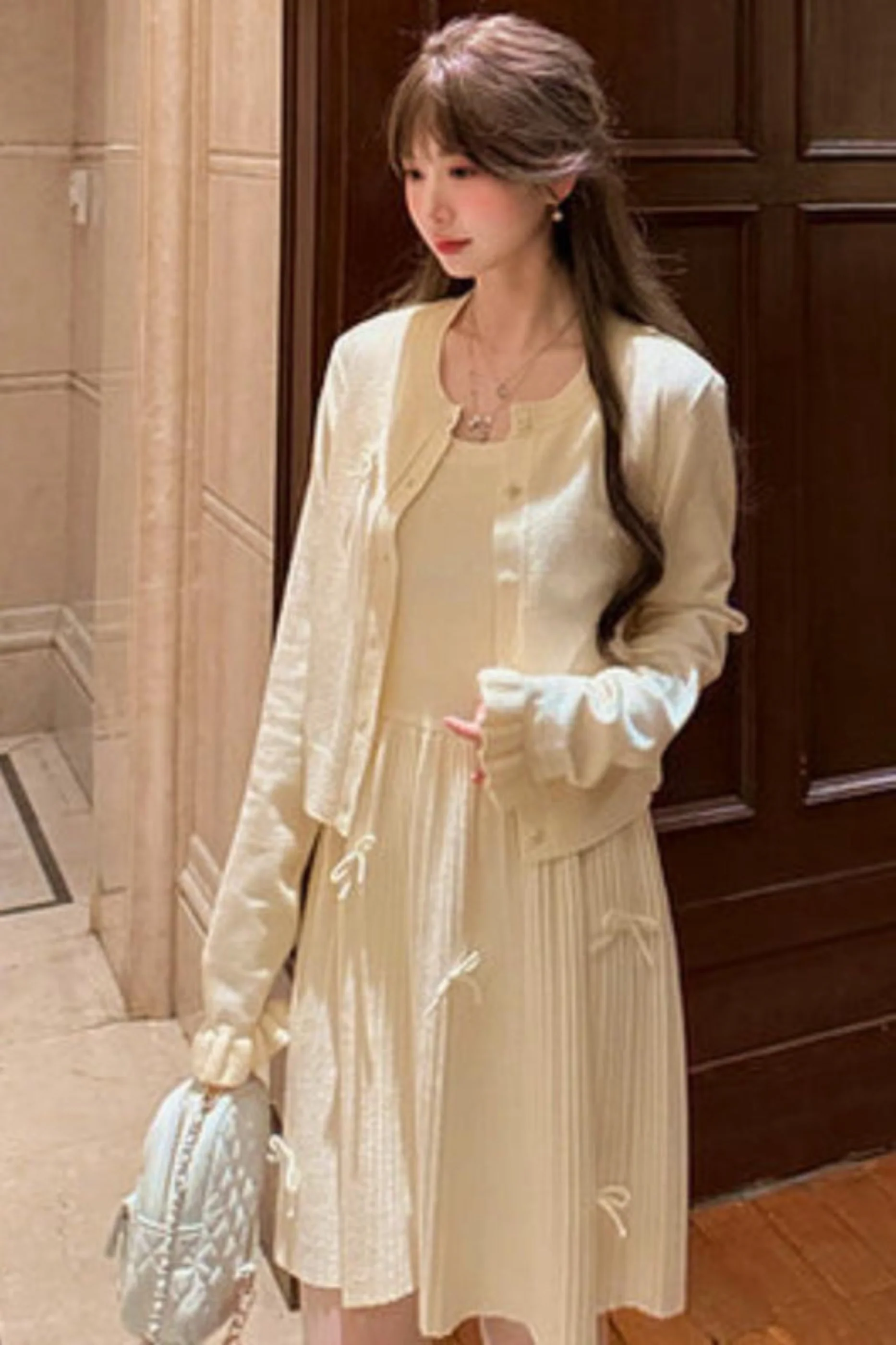 Princess Bow Sleeveless Dress - Image 6