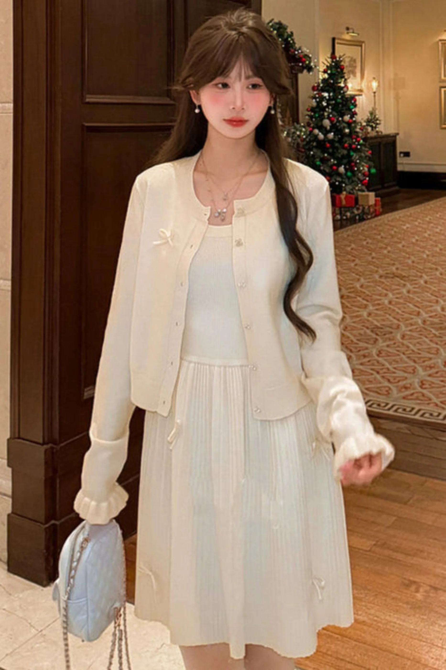 Princess Bow Sleeveless Dress - Image 9