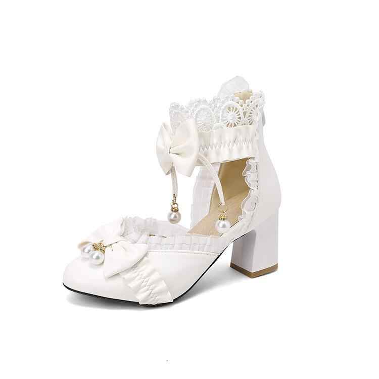 Princess Bows Leather Sandals - Image 6