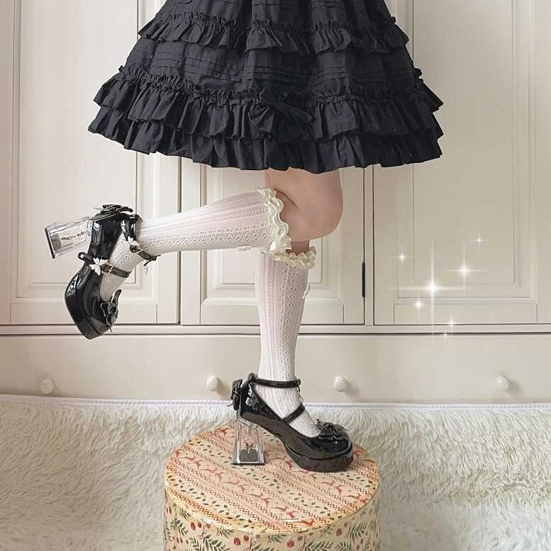 Princess Bows Mary Jane Leather Shoes - Image 3