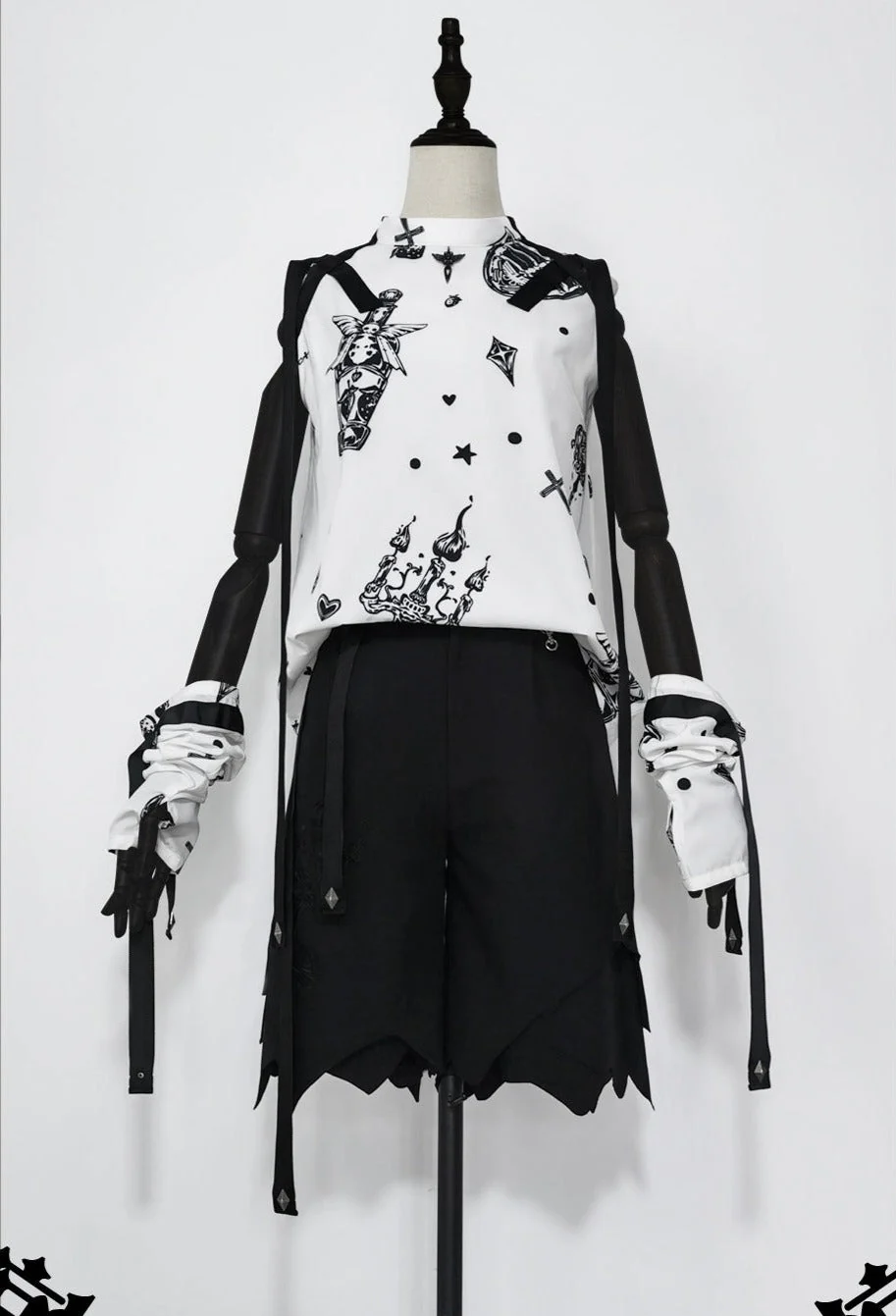 Sleeveless Ouji Lolita Shirt - Image 2
