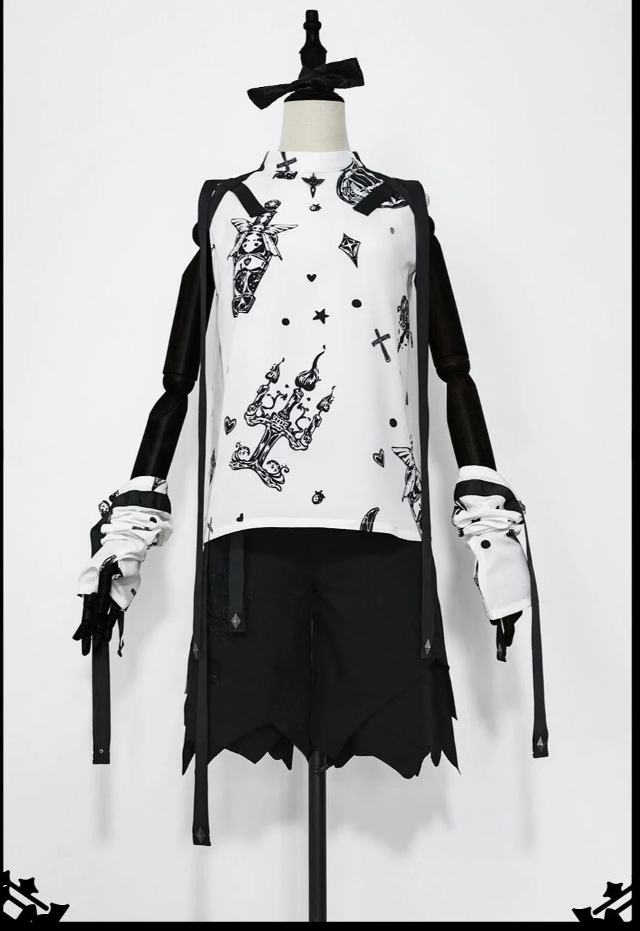 Sleeveless Ouji Lolita Shirt - Image 3