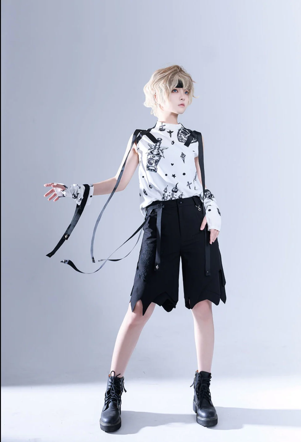 Sleeveless Ouji Lolita Shirt - Image 7