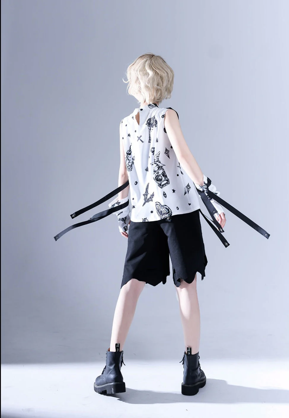 Sleeveless Ouji Lolita Shirt - Image 8