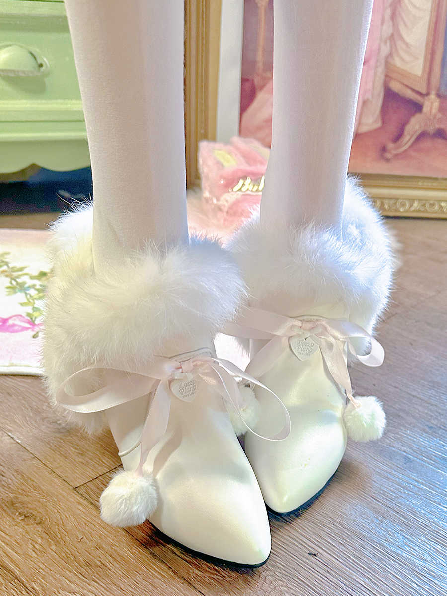 Princess Fur Short Boots - Image 4
