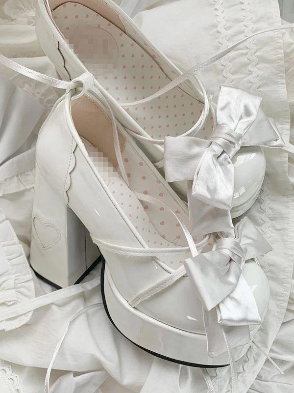 Princess Lolita Coquette Platform High Heels - Image 4