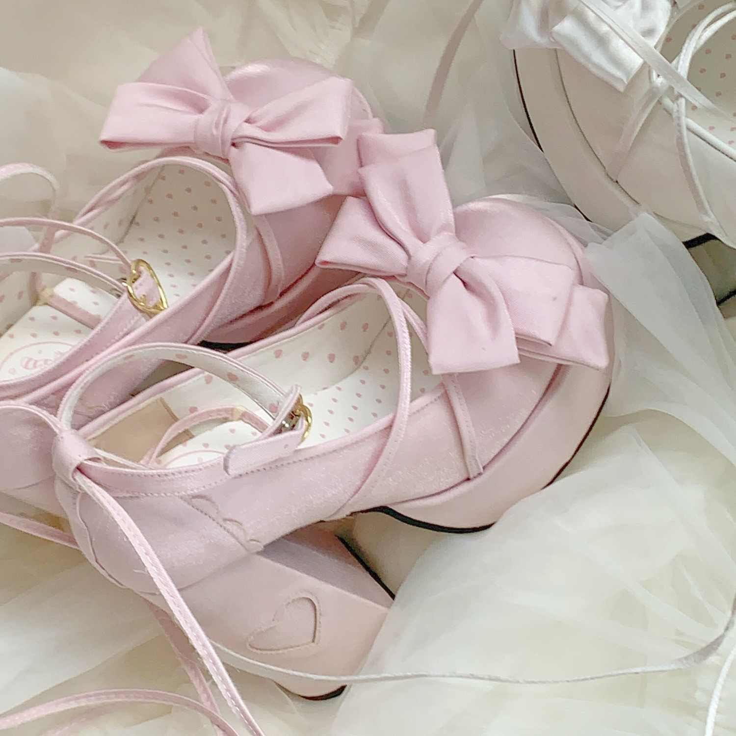 Princess Lolita Coquette Platform High Heels - Image 5