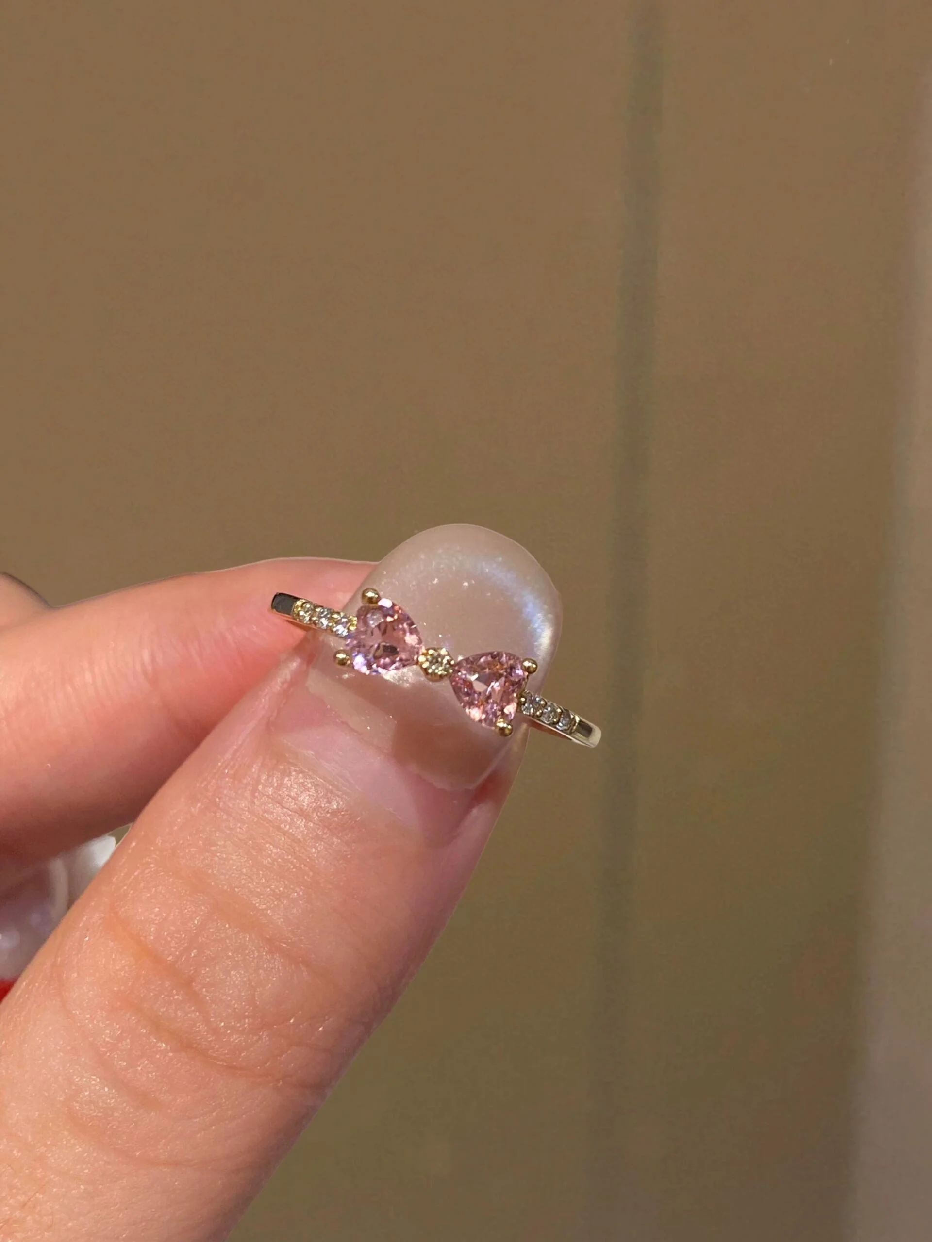 princess pink diamond kawaii ring - Image 3