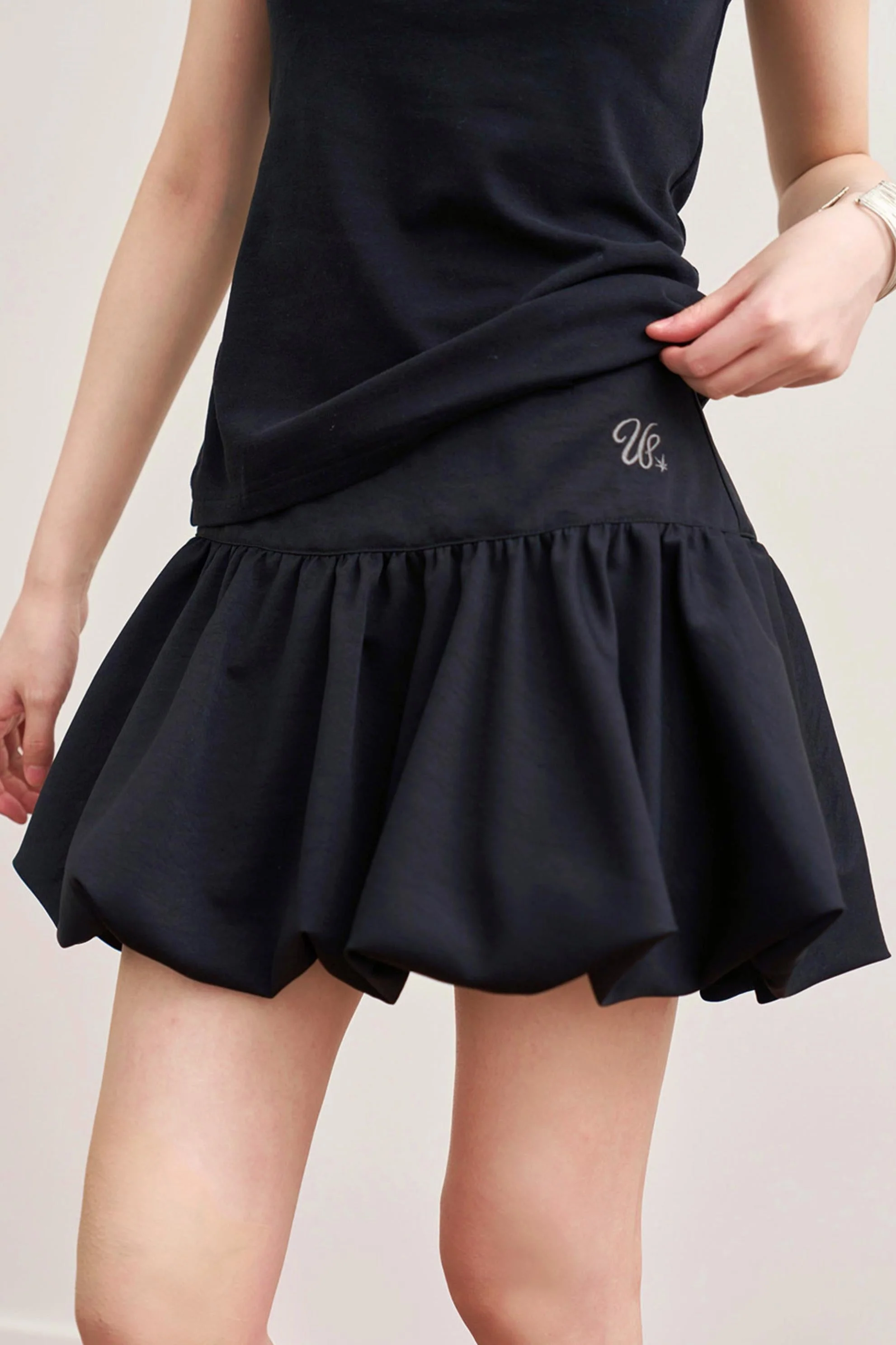 Puffy Cloud Mini Skirt - Image 2
