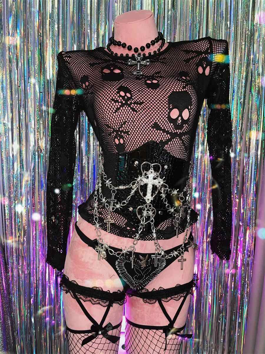 Punk Street Leather Belt Girdle - Image 4
