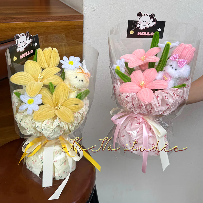 Puppy Twister Stick Bouquet