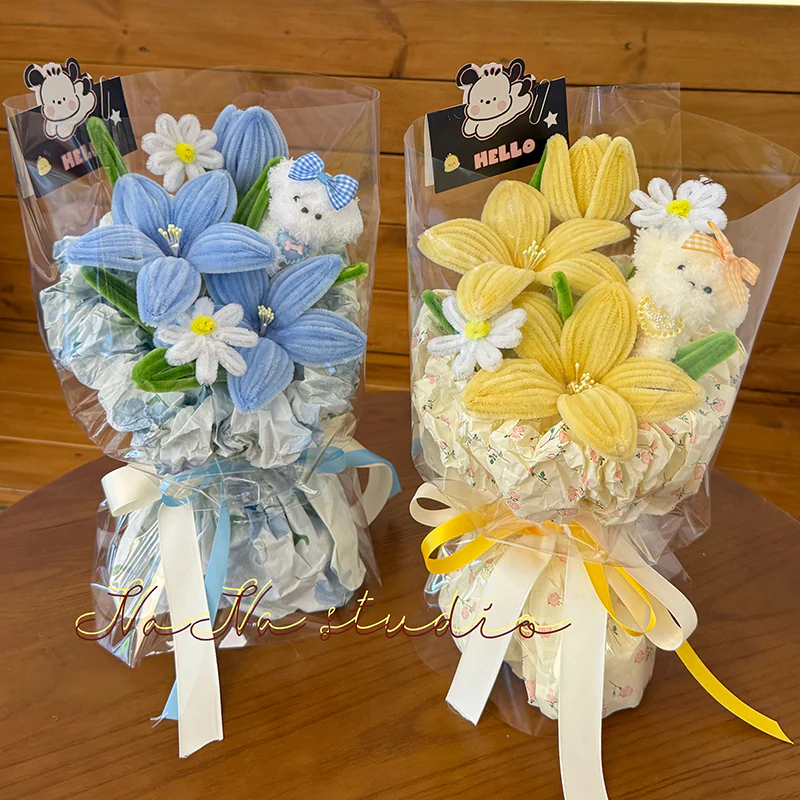 Puppy Twister Stick Bouquet - Image 3