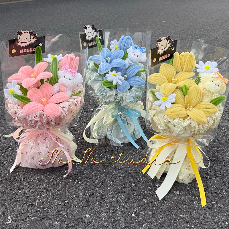 Puppy Twister Stick Bouquet - Image 4