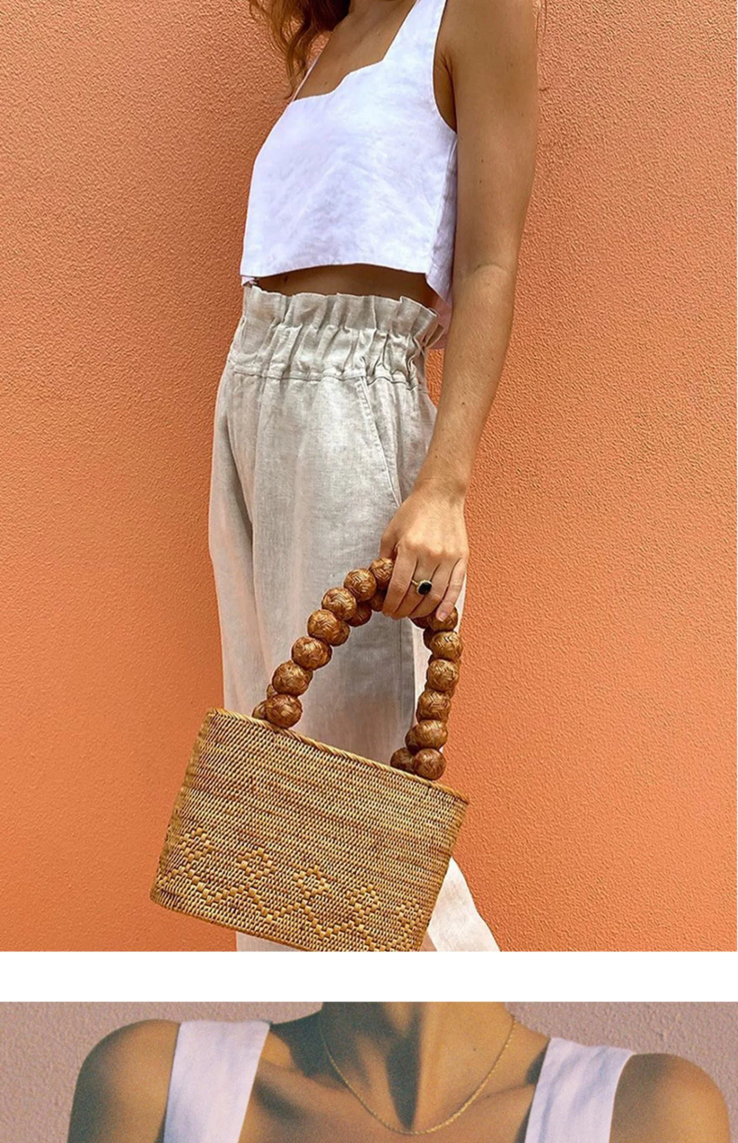 Pure Comfort Linen Crop Top - Image 3