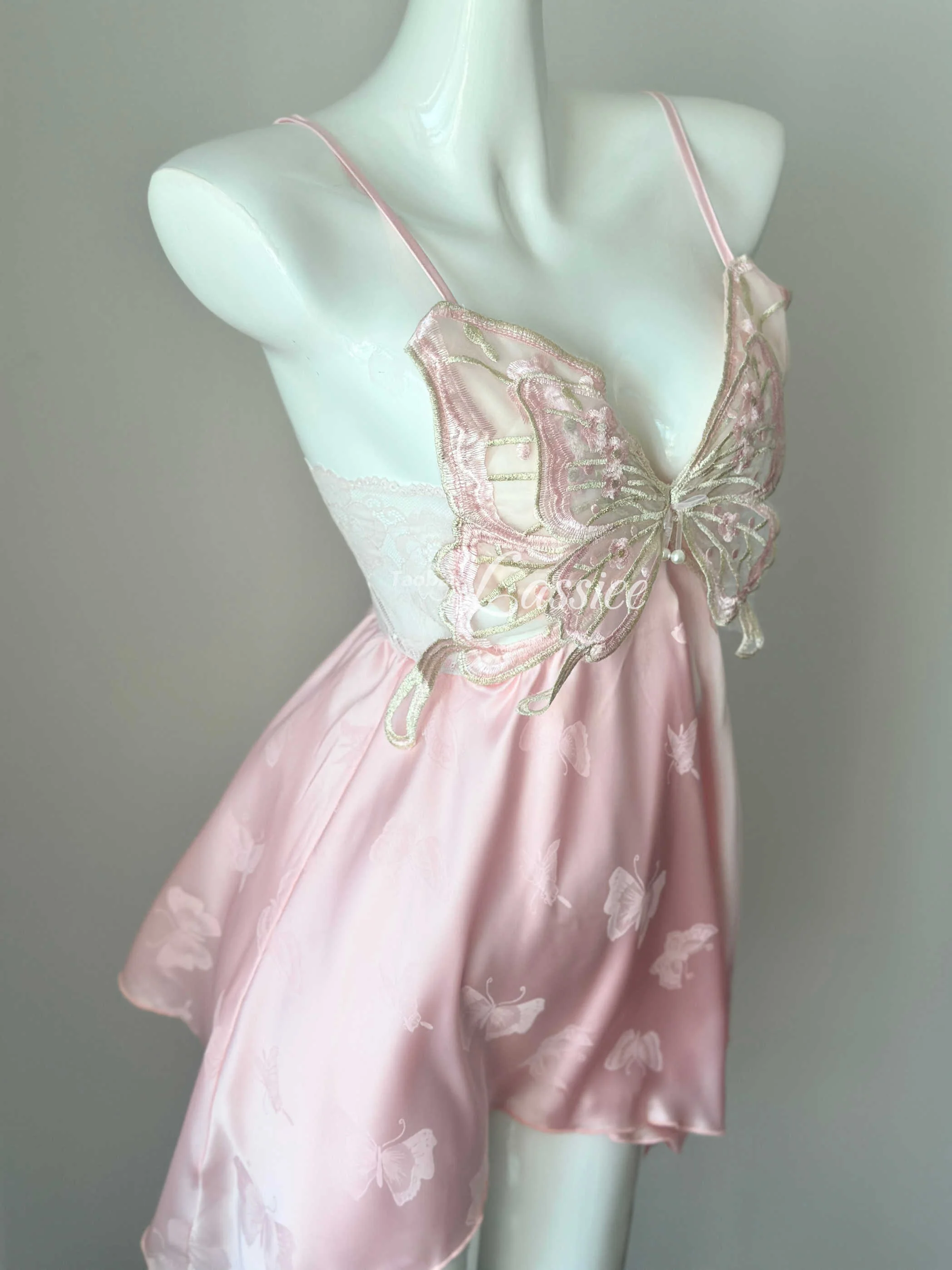 Pure Desire Ice Silk Butterfly Pajamas - Image 2