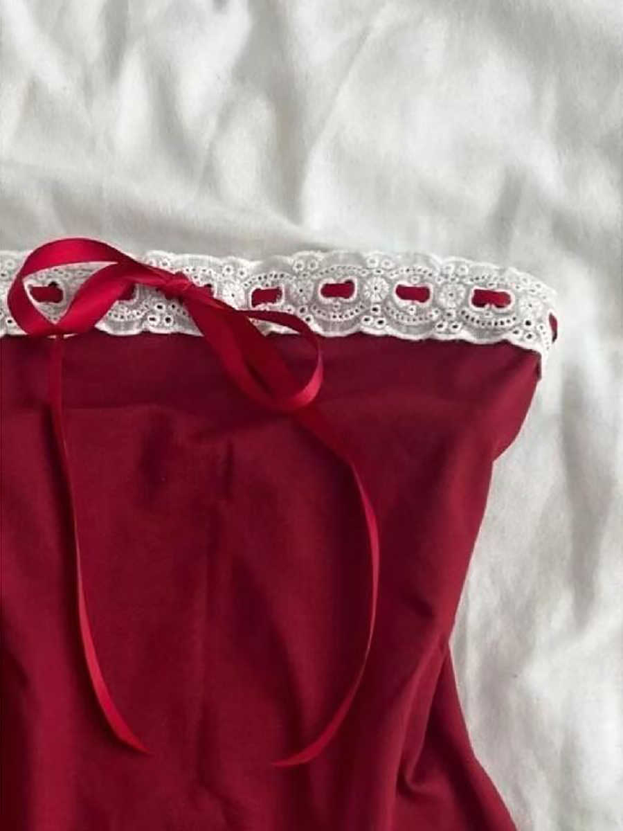 Pure Desire Lace Tube Top - Image 4