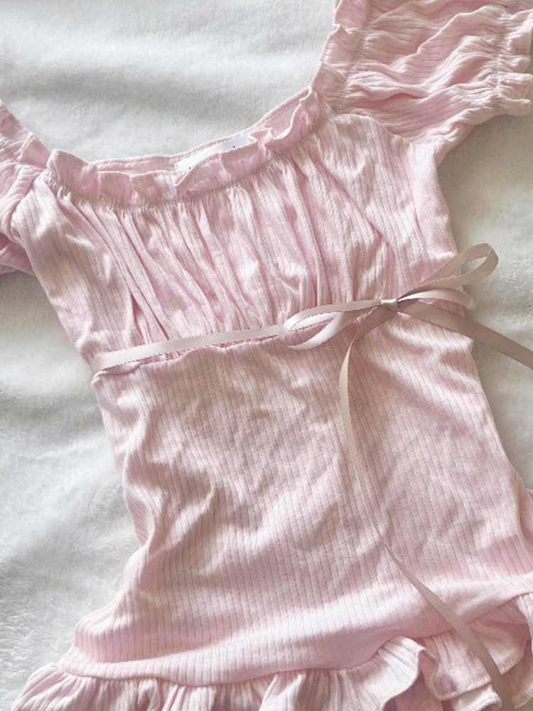 Pure Lust Pink Striped Top - Image 3