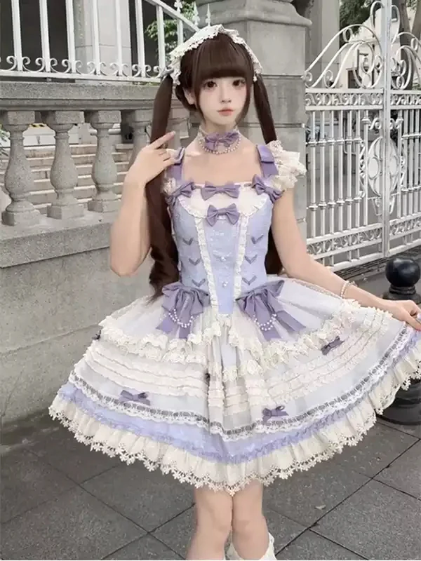 Purple Ballet Lolita Dress - Image 2