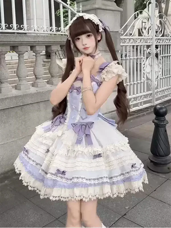Purple Ballet Lolita Dress - Image 3