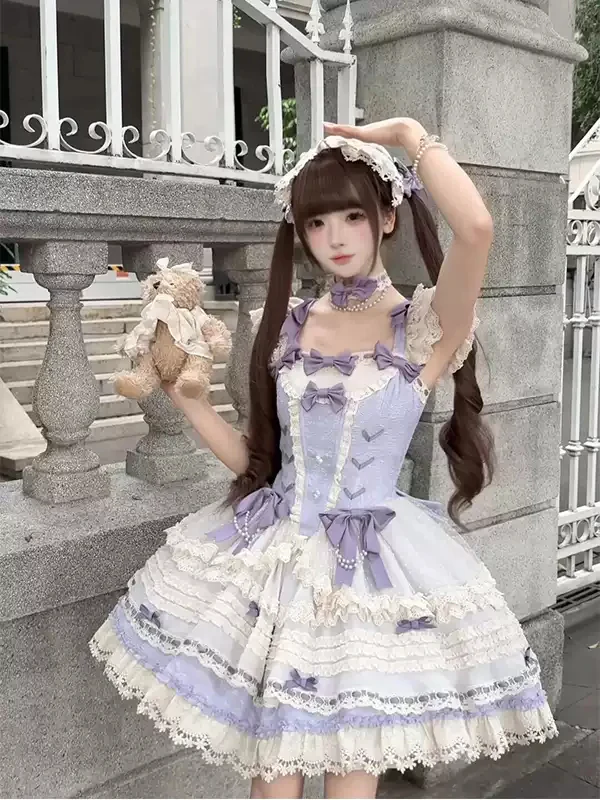 Purple Ballet Lolita Dress - Image 4