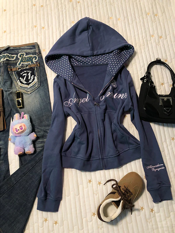 purple hooded sweatshirt - Image 4