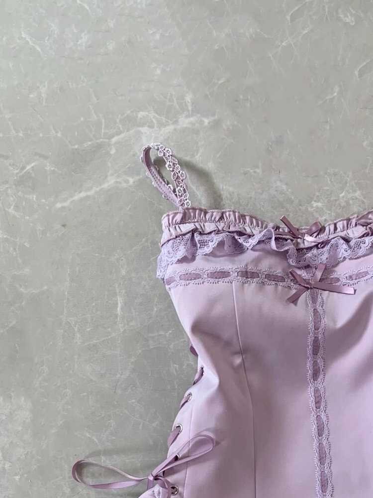 Purple Lace Bow Top - Image 4