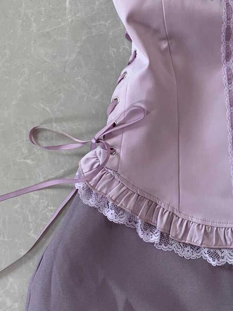 Purple Lace Bow Top - Image 5