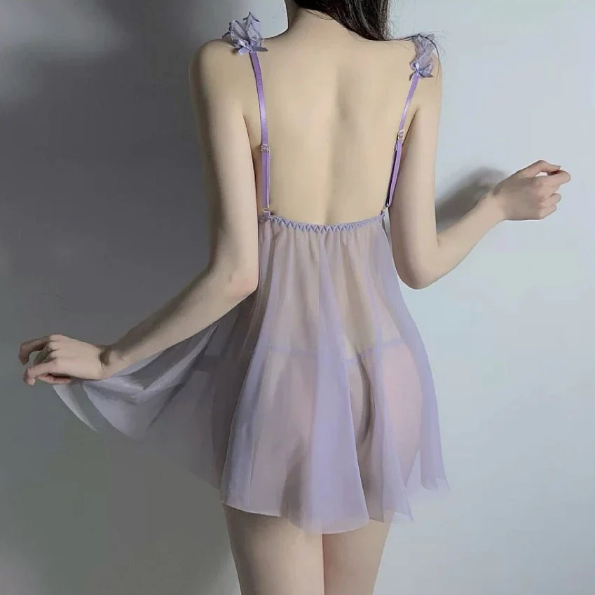 Purple lace dress - Image 7