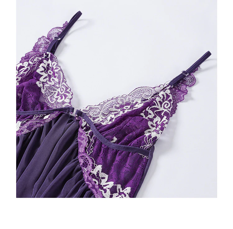 Purple Lace Pajamas - Image 5