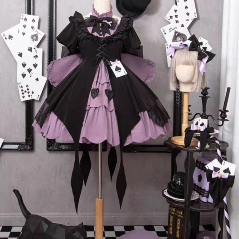 Purple Spade Cosplay Dress - Image 10