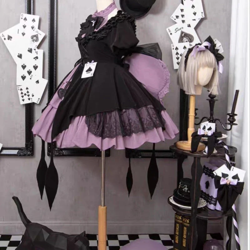 Purple Spade Cosplay Dress - Image 11