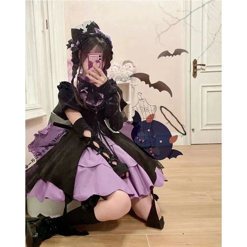 Purple Spade Cosplay Dress - Image 6