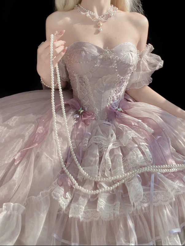 Purple Stars Lolita Princess Dress - Image 2