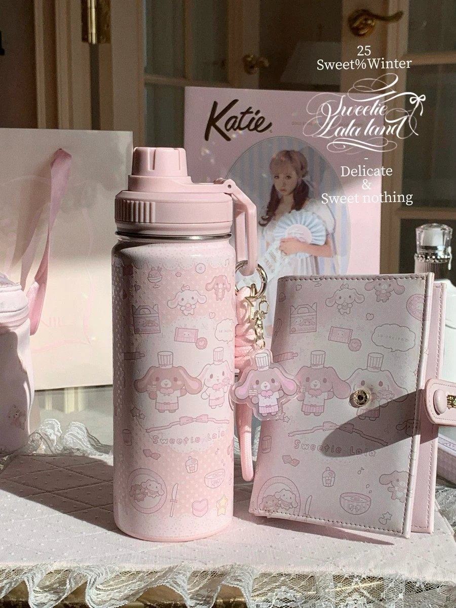 rabbit cute kawaii water bottle