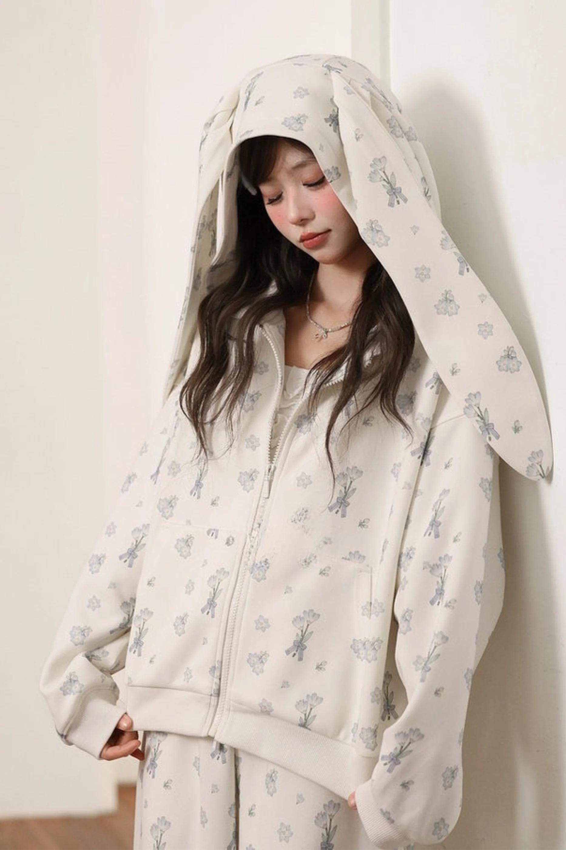 Rabbit Ear Hooded Jacket + Pants - Image 7