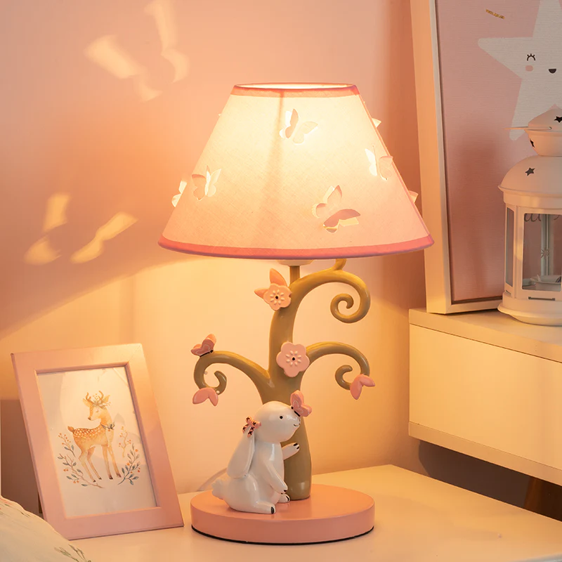 rabbit pink kawaii night light - Image 2