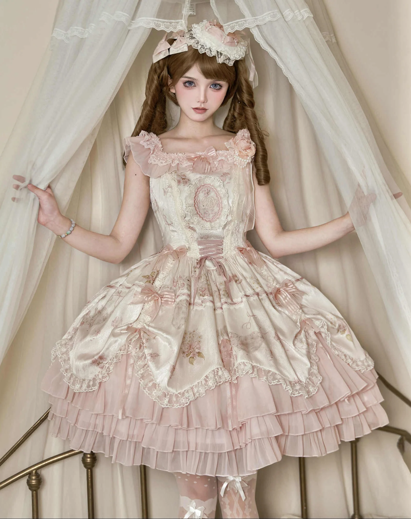 Rabbit Sakura Lolita JSK Dress - Image 2