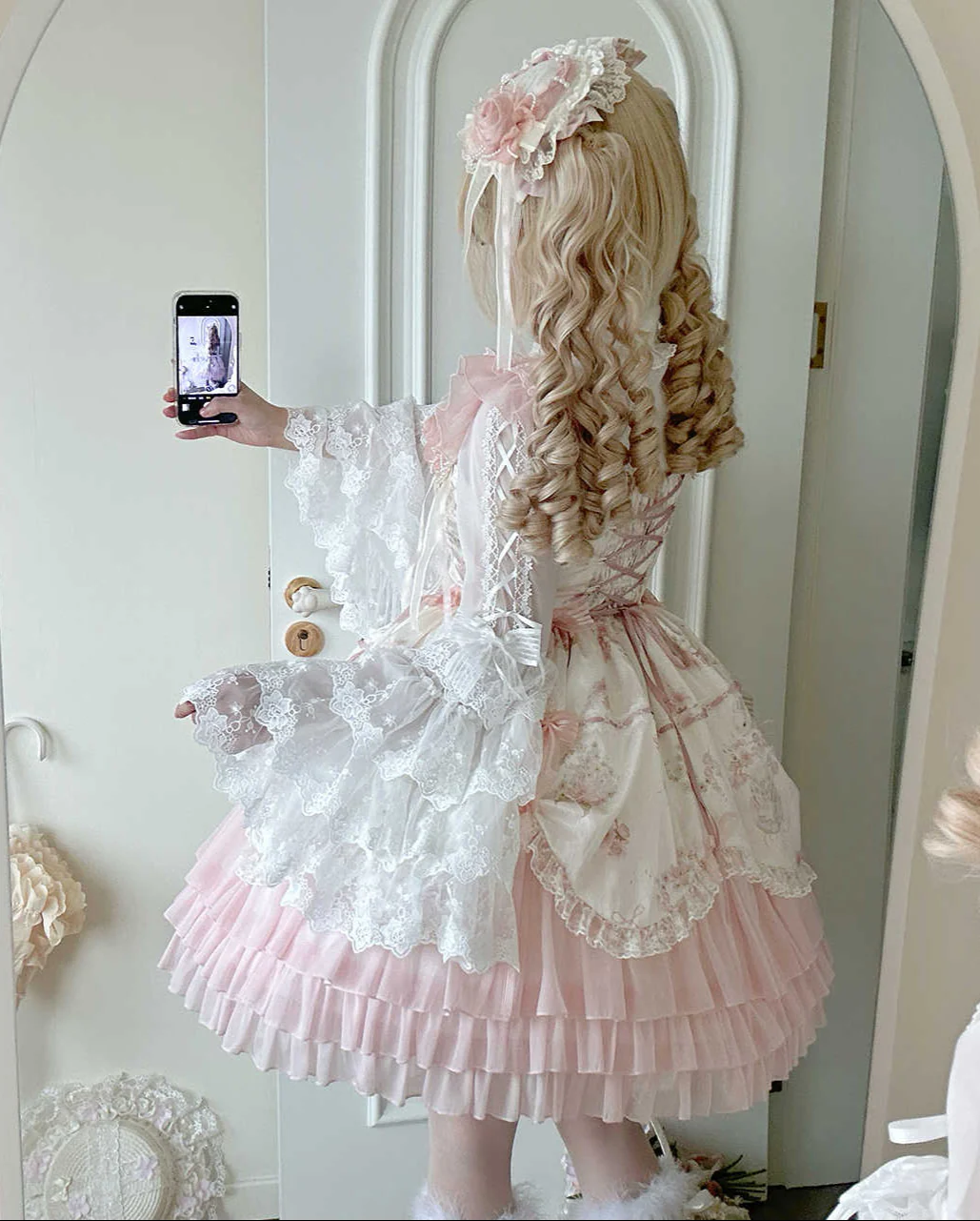 Rabbit Sakura Lolita JSK Dress - Image 8