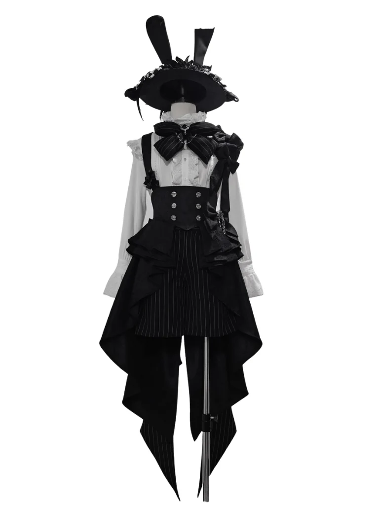 Rabbit Theatre Jacquard Version Lolita Prince Shirt Waist Seal Suit [Reserved Item]. - Image 10