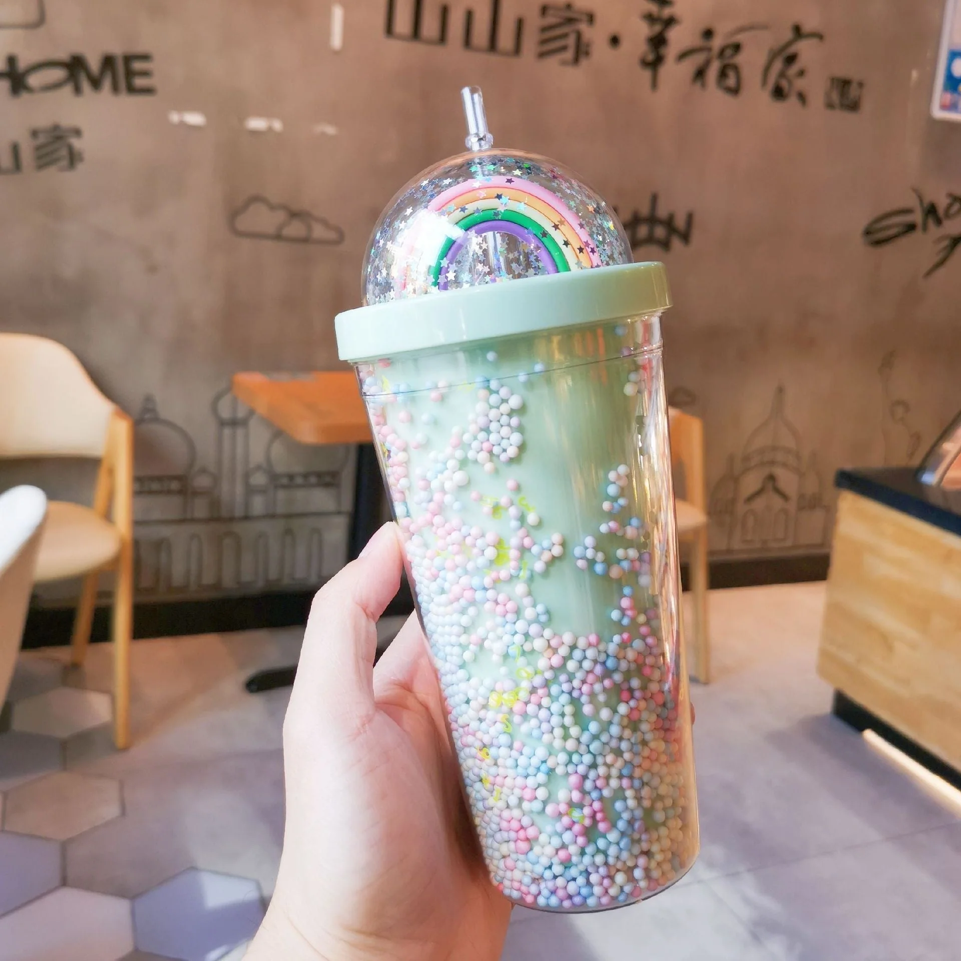 Rainbow Sprinkles Water Bottle - Image 9