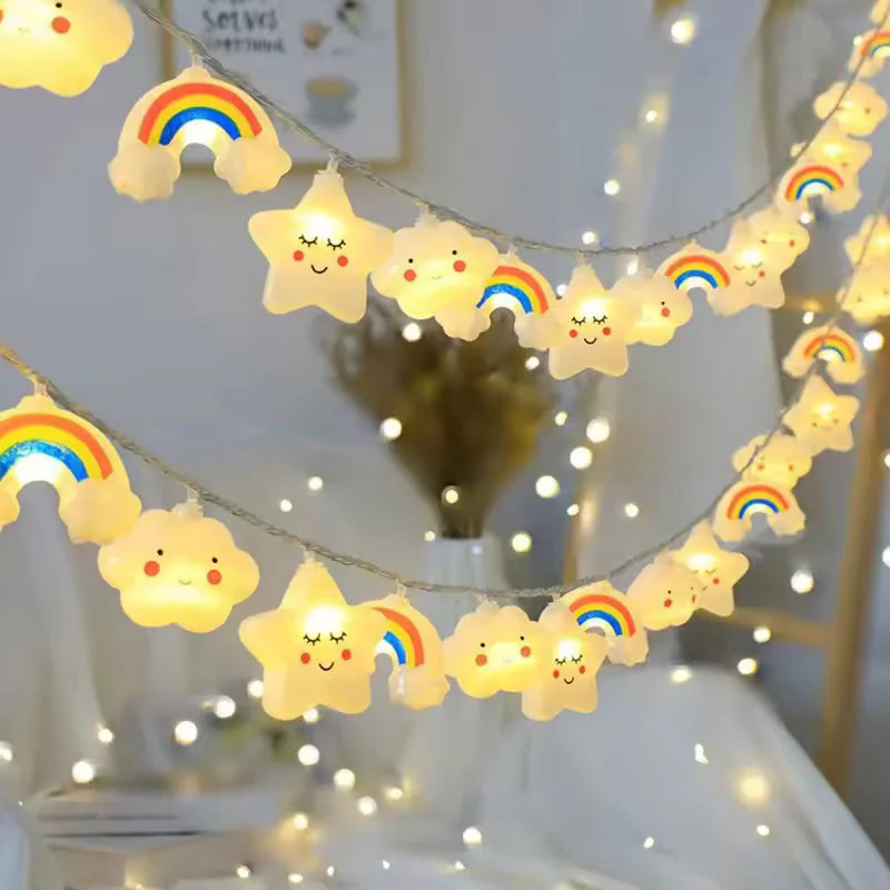 Rainbow Star LED String Lights - Image 4