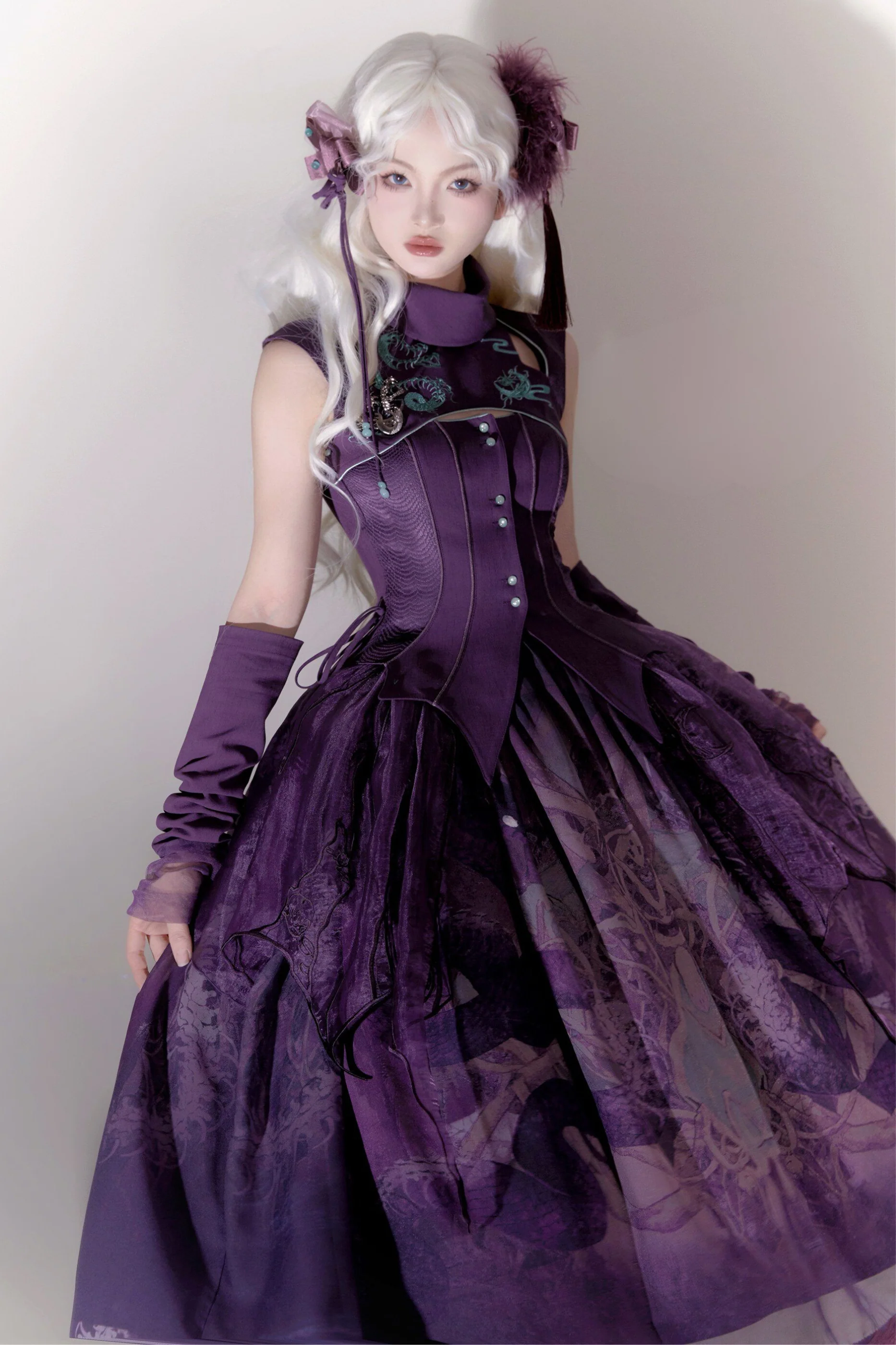 Mode Dragon Lolita Top + Skirt - Image 15