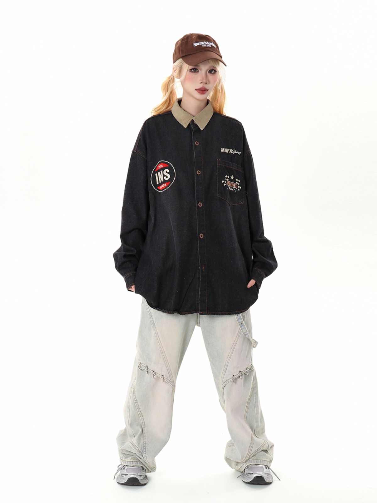 Retro Black Jacket - Image 2