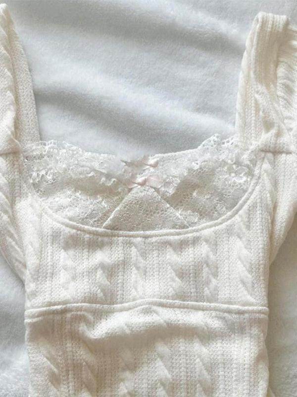 retro bow white shirt - Image 3