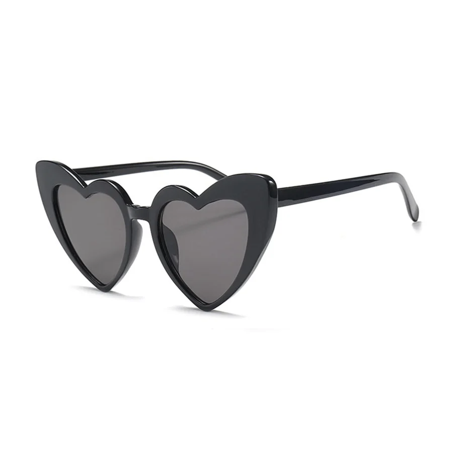 Retro Cat Eye Heart Shape Sunglasses - Image 10