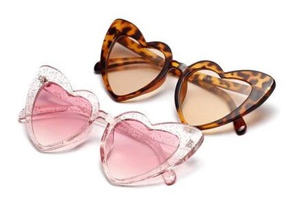 Retro Cat Eye Heart Shape Sunglasses - Image 17