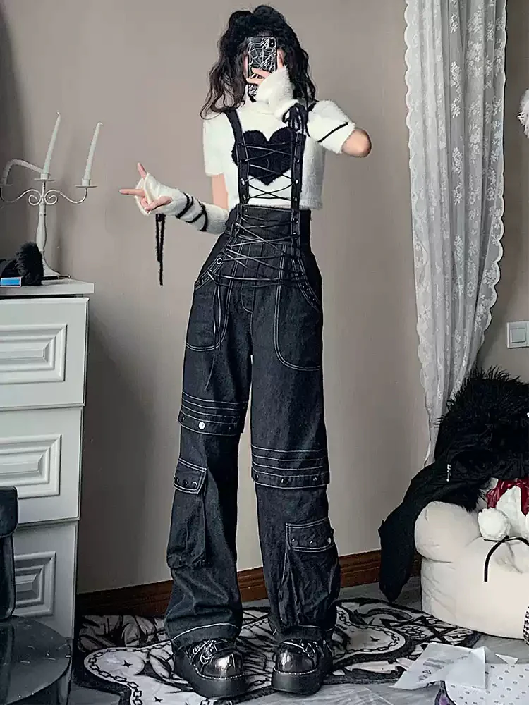 Retro deconstructed streets jeans - Image 2