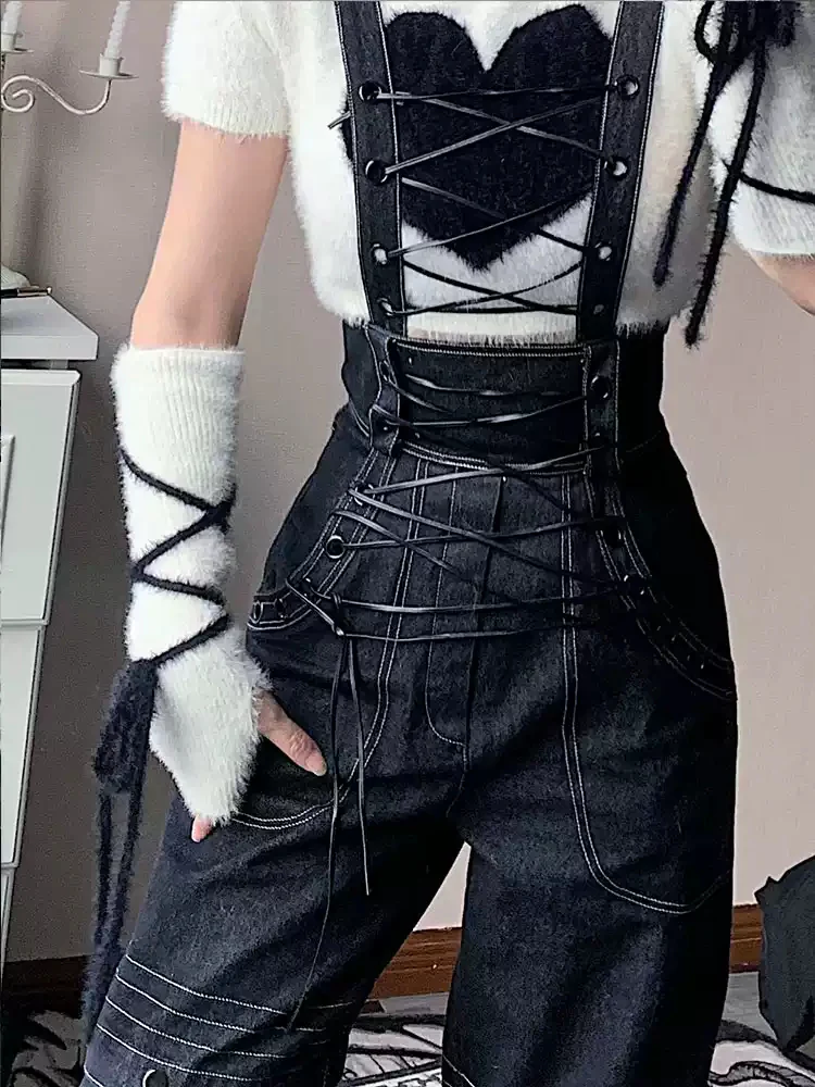 Retro deconstructed streets jeans - Image 3