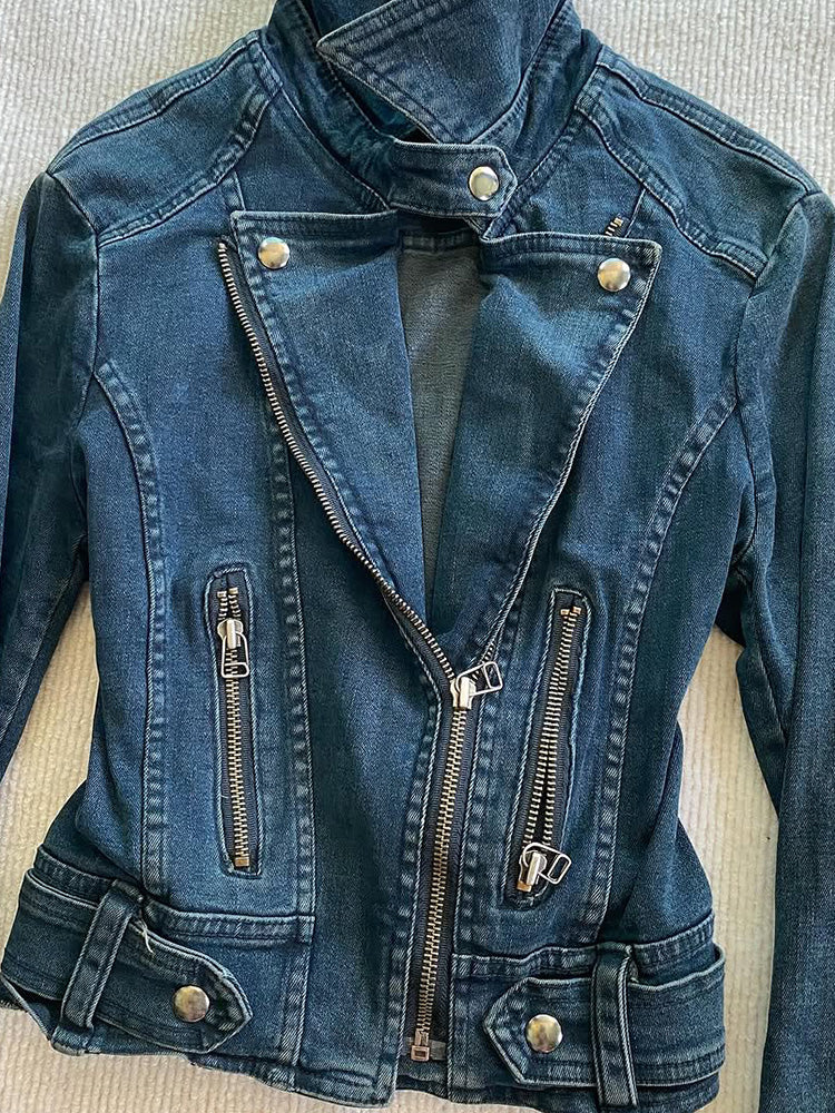 retro denim jacket - Image 2
